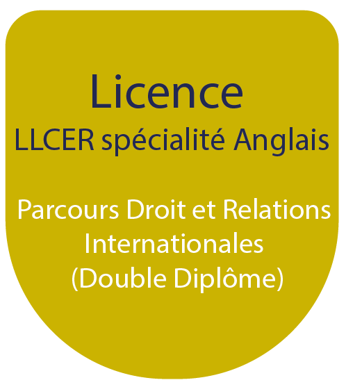 Licence LLCE spécialité Anglais : Parcours Droit et Relations Internationales (Double Diplôme)